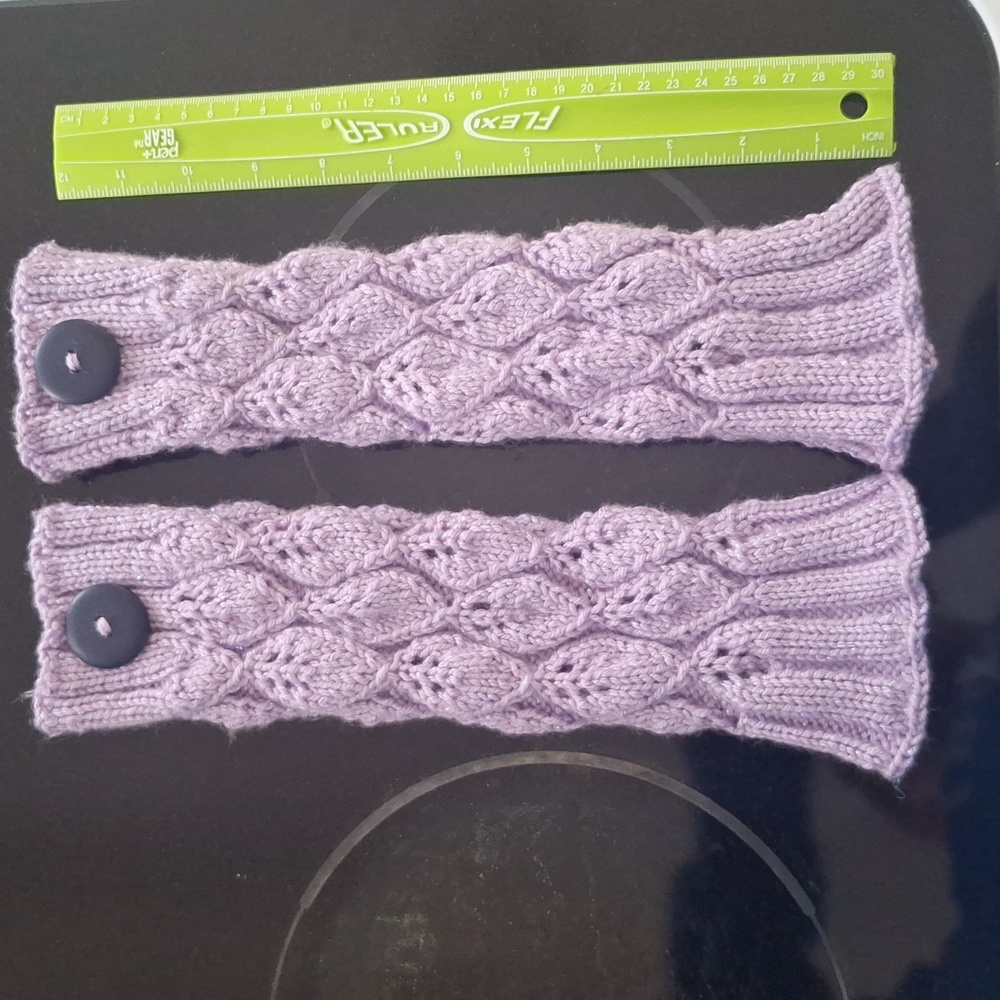 Knit leg warmers - homemade size 3t-5t